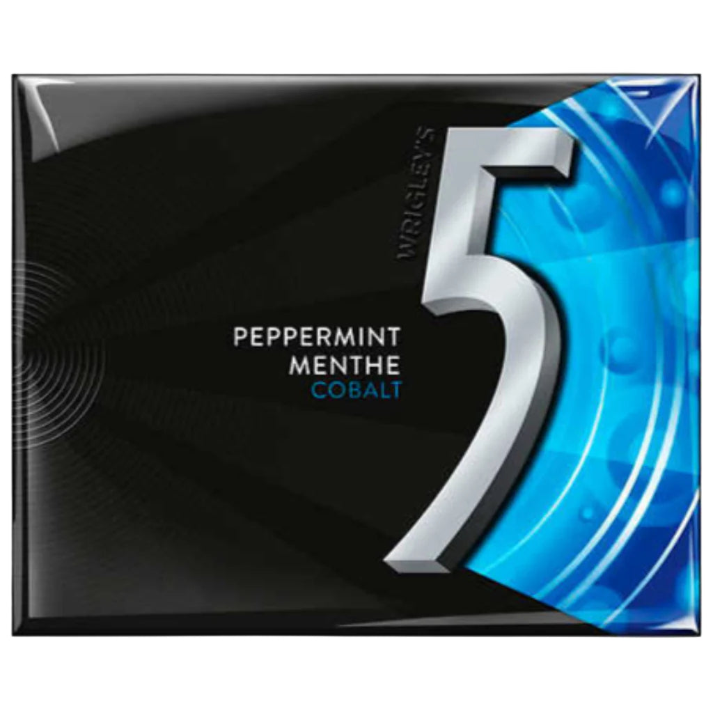 5 Gum, Menthe Poivrée Cobalt
