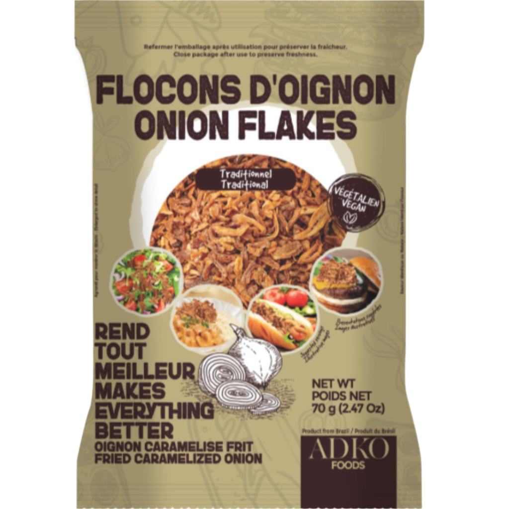 ADKO Flocons d’oignon traditionnel 70G