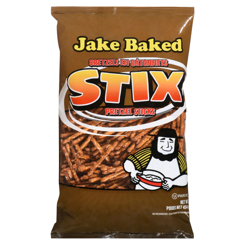 Bâtonnets de bretzel cuits au four Jake 454 g