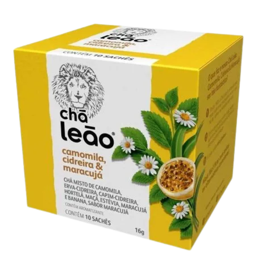 Chá Leão (camomila, cidreira e maracuja 16g