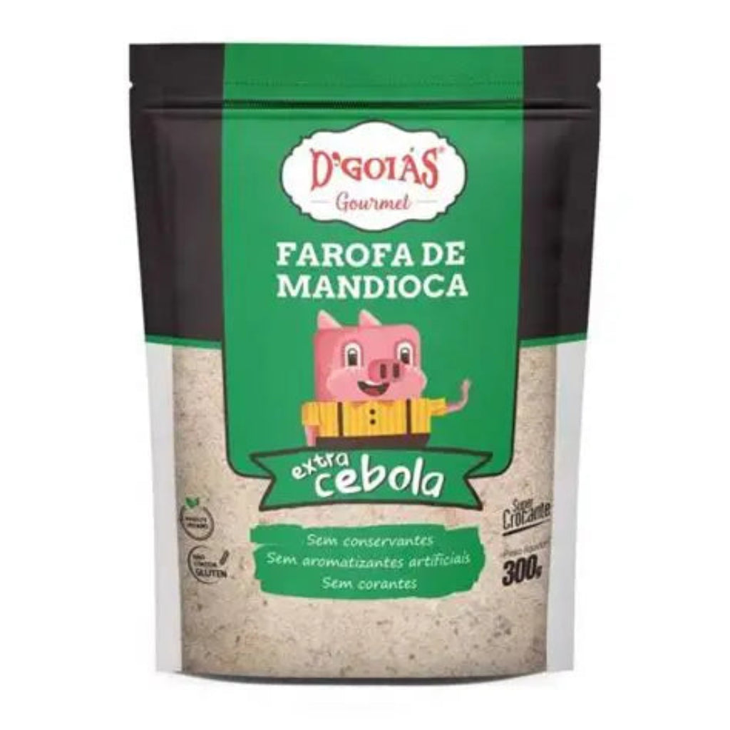 D’Goias Tipica Farofa de Mandioca Cebola em Dobra 300g