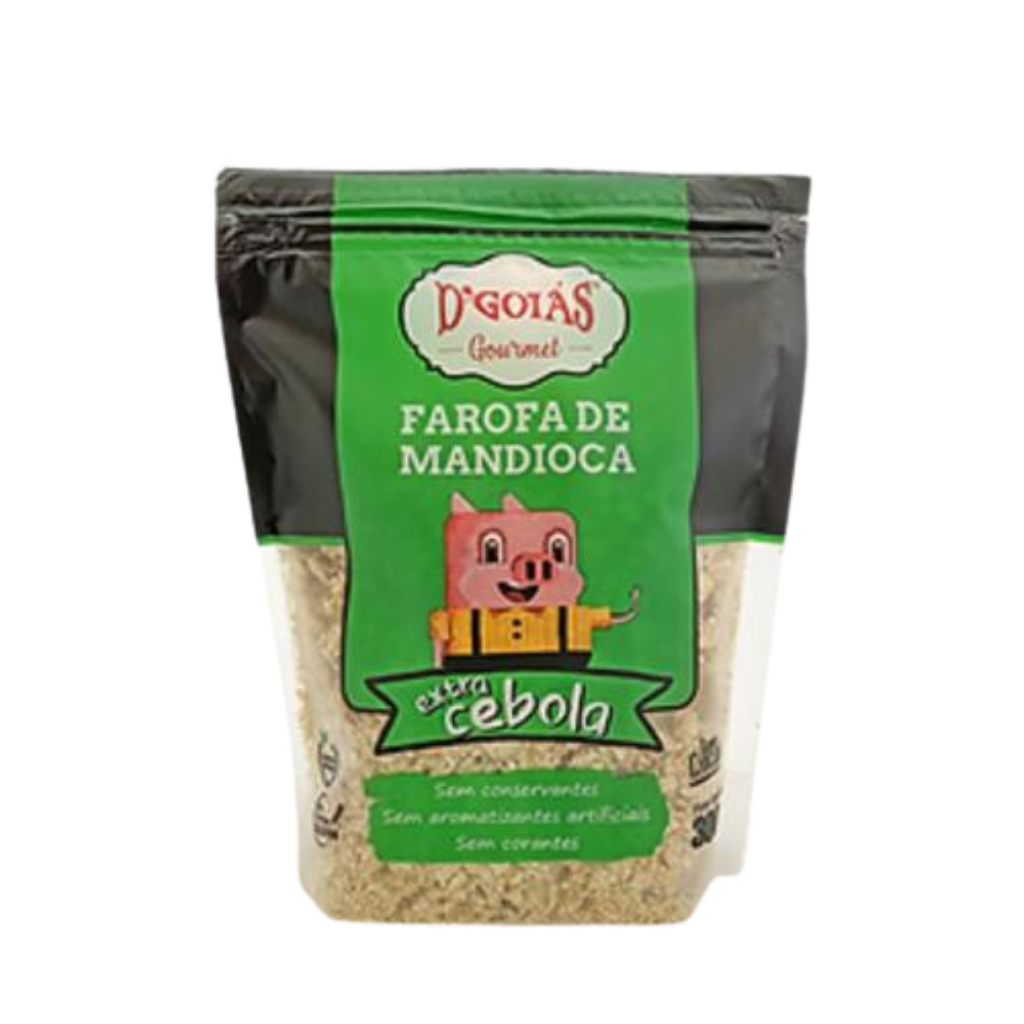 D'Goias farofa mandioca cebola 300g