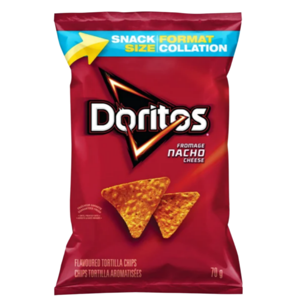 Doritos - Croustilles de tortilla au fromage nacho 70g