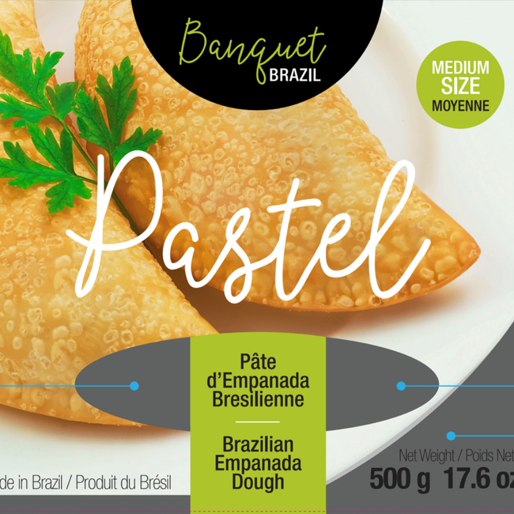 Empanada Pastel Brésil Banquet pâte moyenne 500 g