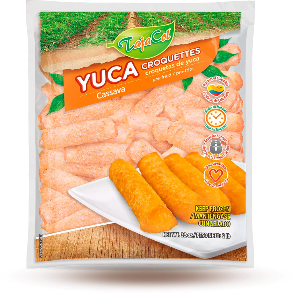 Frozen cassava croquettes  (yuka) 2lb