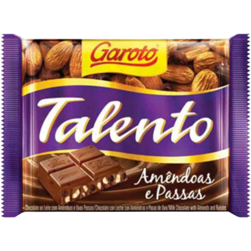 Garoto Talento Amandes et Raisins Secs 85g