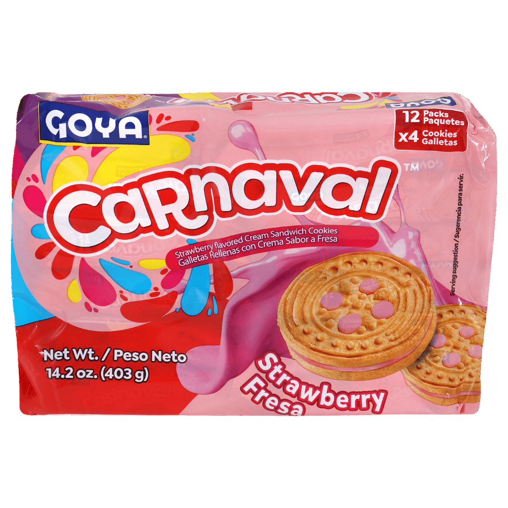 Goya Carnaval biscuits morango (Fraise) 403g