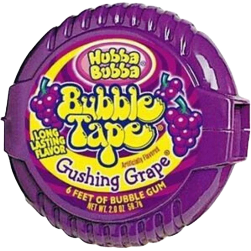 Ruban de chewing-gum Hubba Bubba raisin jaillissant 56 g