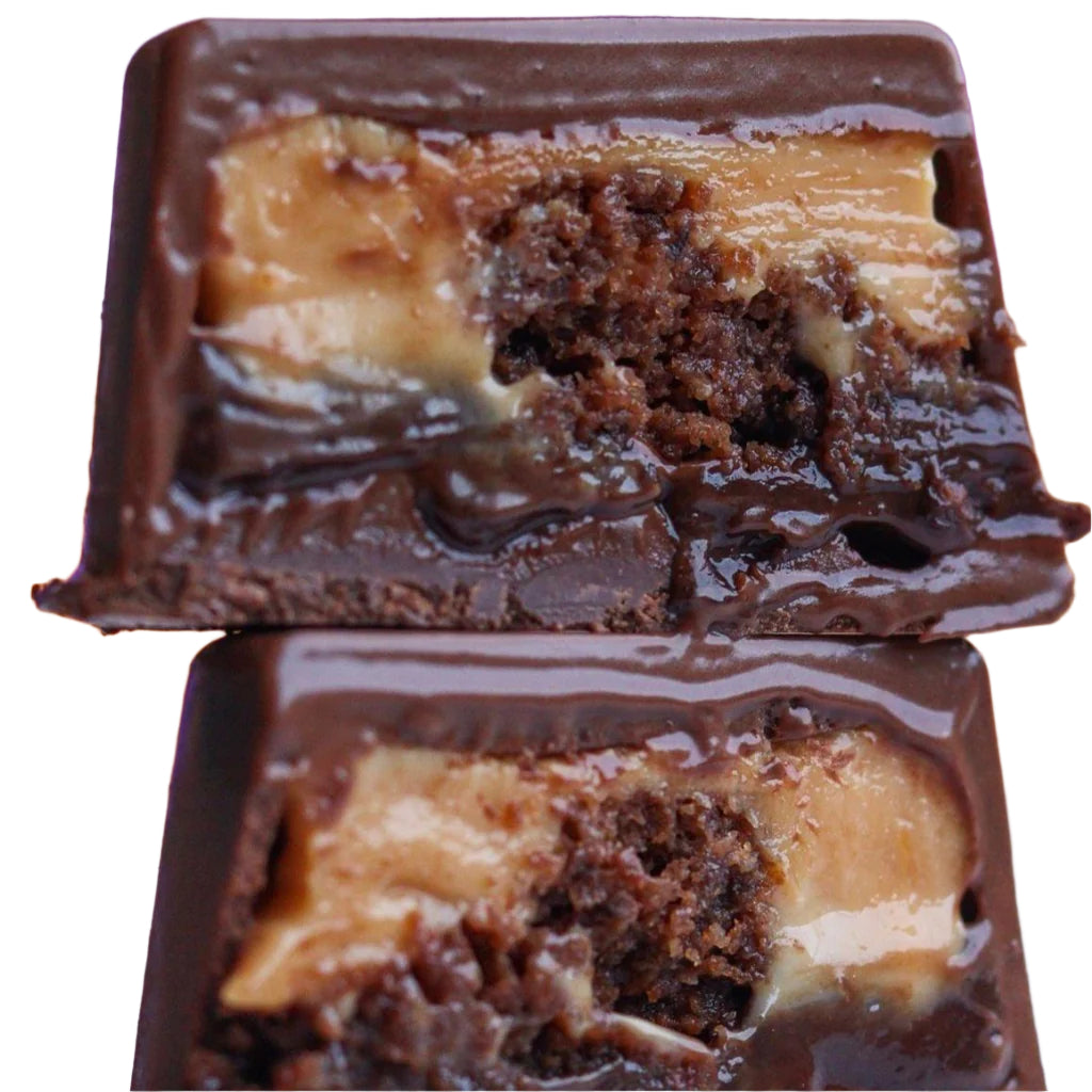 Douceur Fit Brazilian BonBon - Brownie, Chocolate-coated Duo, sugar-free, lactose-free, wheat-free