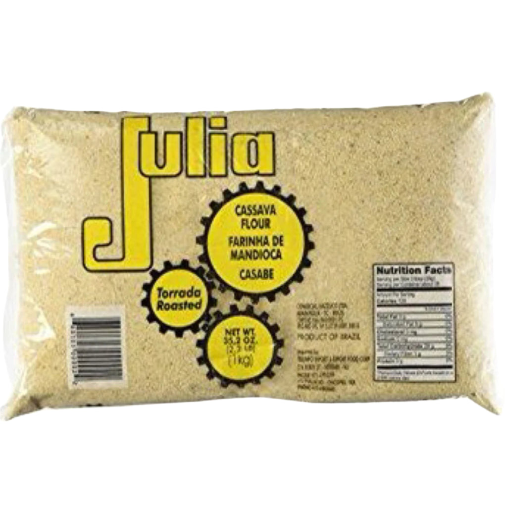 Julia Roasted Flour, farinha mandioca torrada 1kg