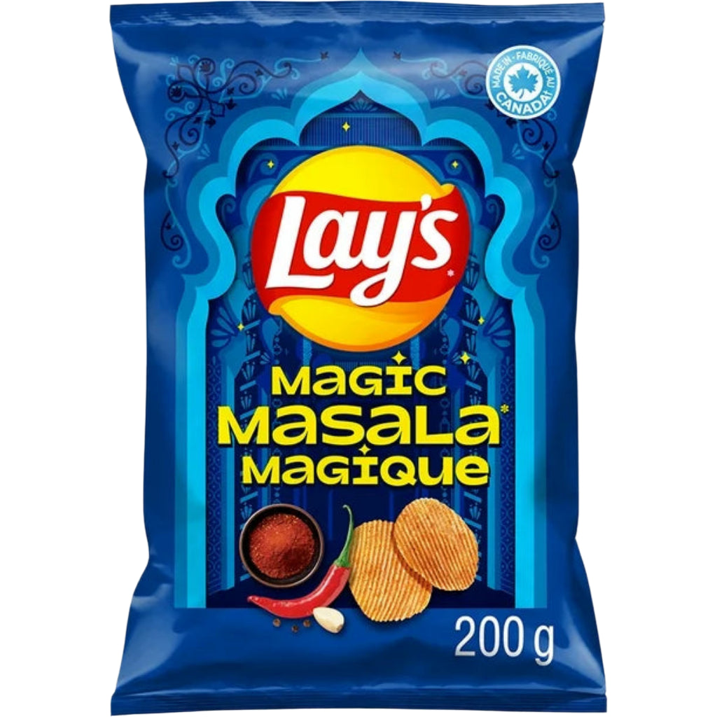 Lay’s croustilles assaisonnées ondulées Masala magique 200 g