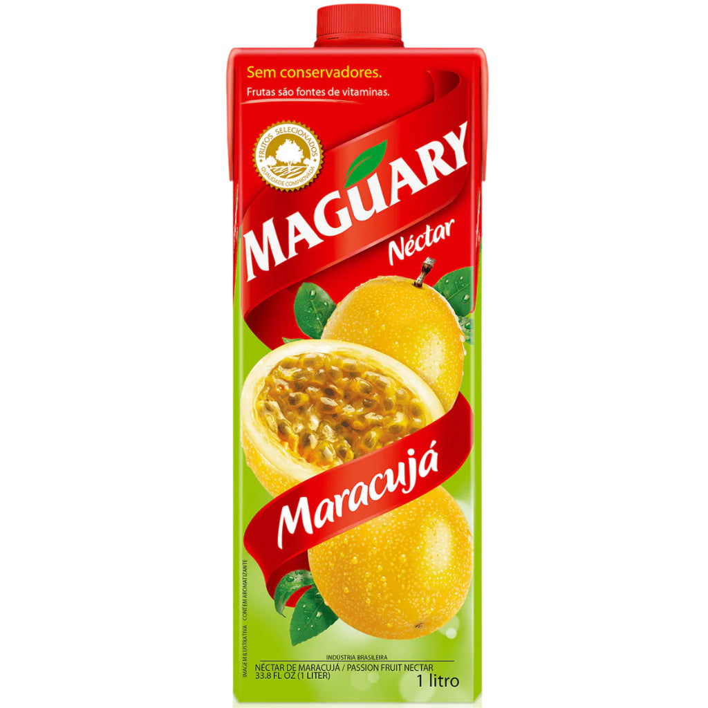 Maguary Jus de nectar de fruit de la passion prêt à consommer 1 L