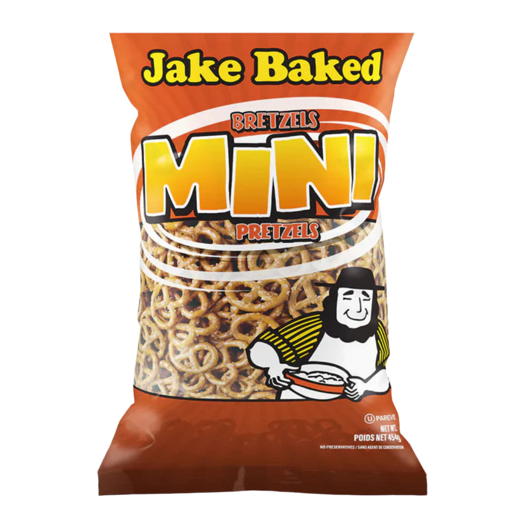 Mini bretzels cuits au four Jake 454 g