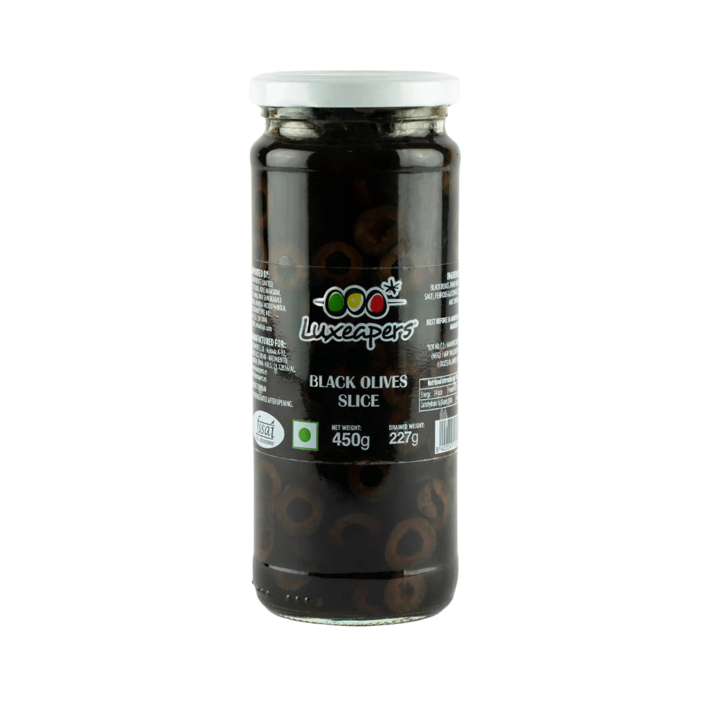 Olives noires tranchées Luxeapers 250 ml
