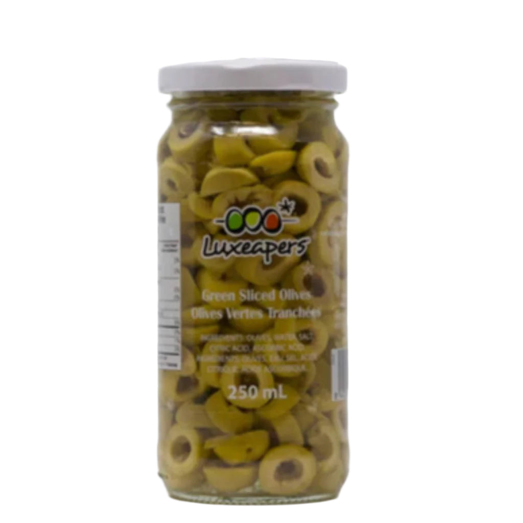 Olives vertes tranchées Luxapers 250 ml