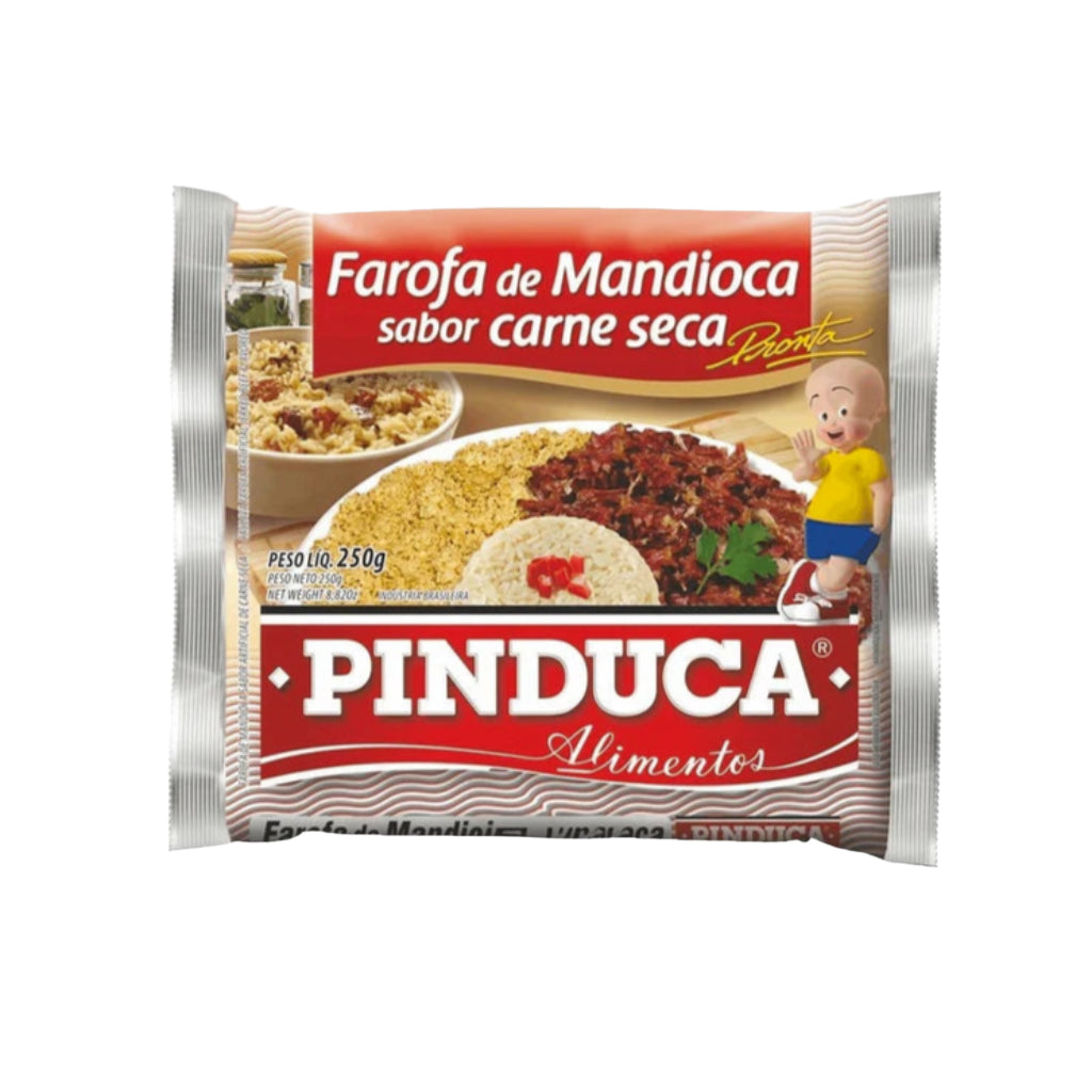 Pinduca Farofa Carne Seca 250g