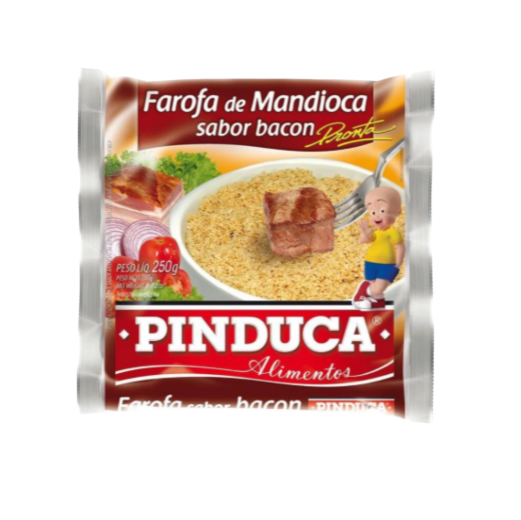 Pinduca Farofa Pronto Bacon 250g