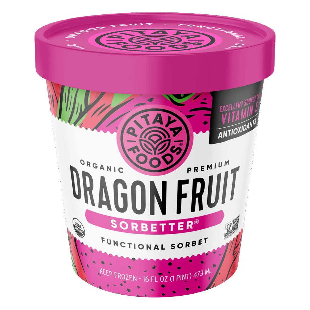 Pitaya Foods sorbet Fruit du dragon biologique 473 ml