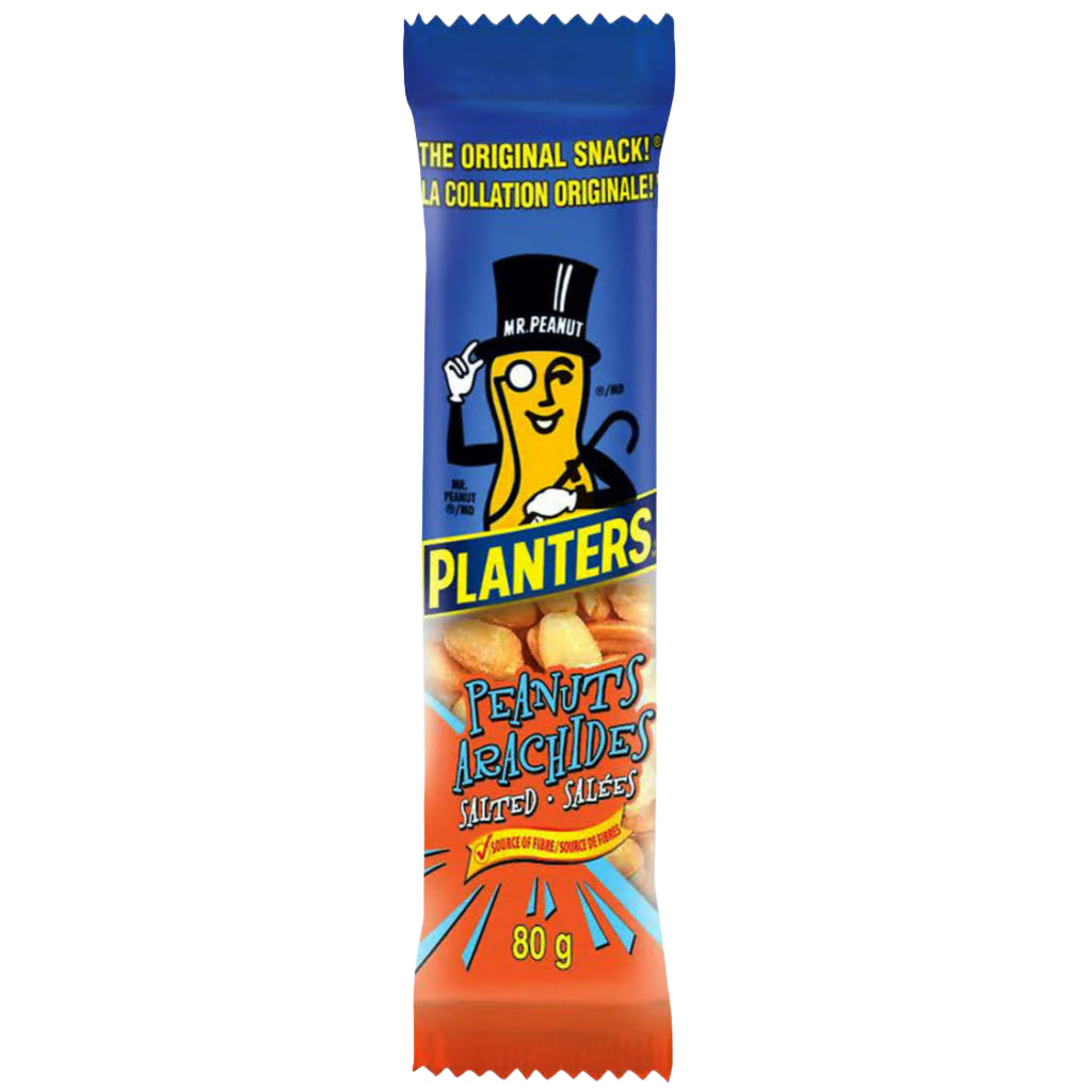 Planters Roasted and Salted Peanuts 80g
