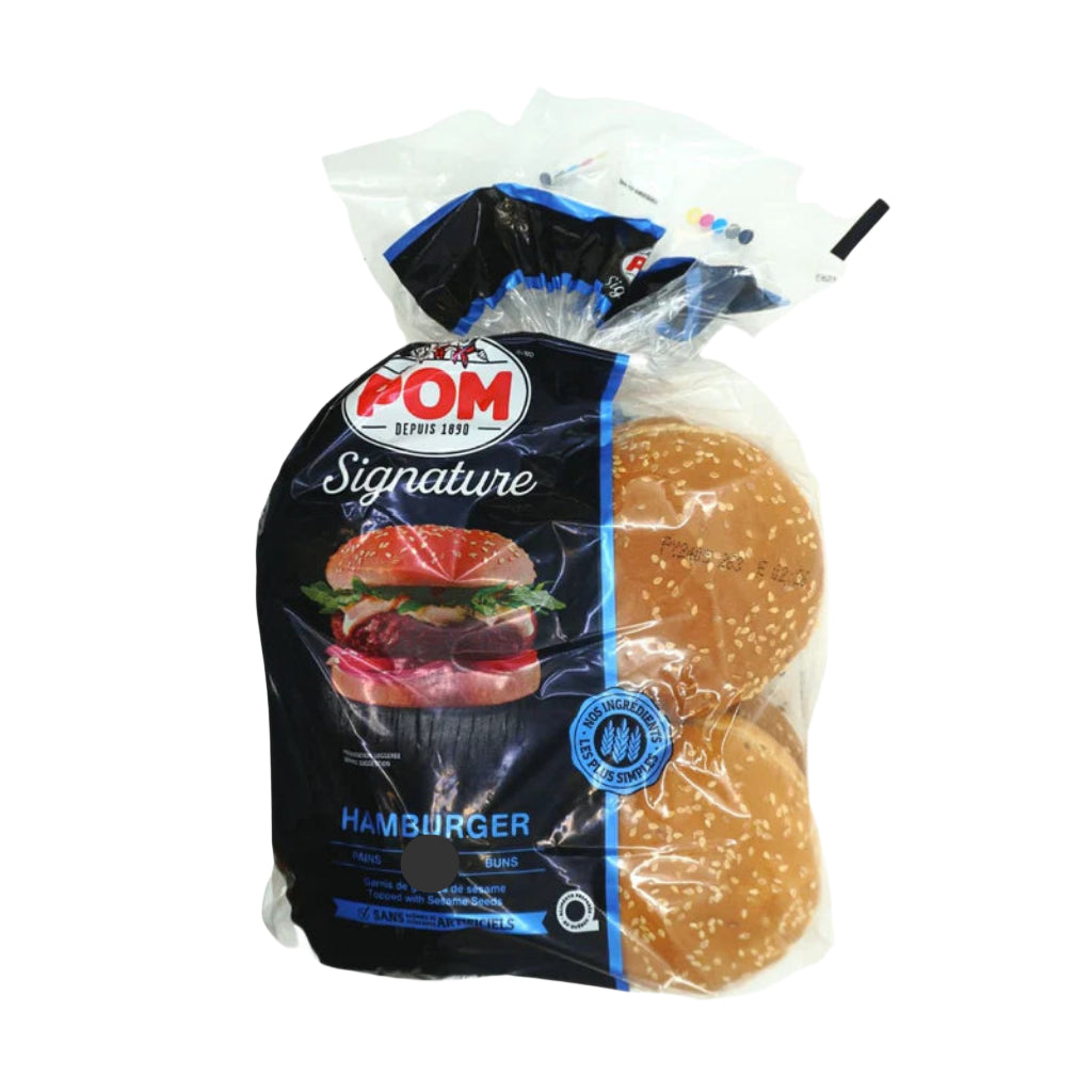 POM - Pain hamburger signature sésame paquets de 12