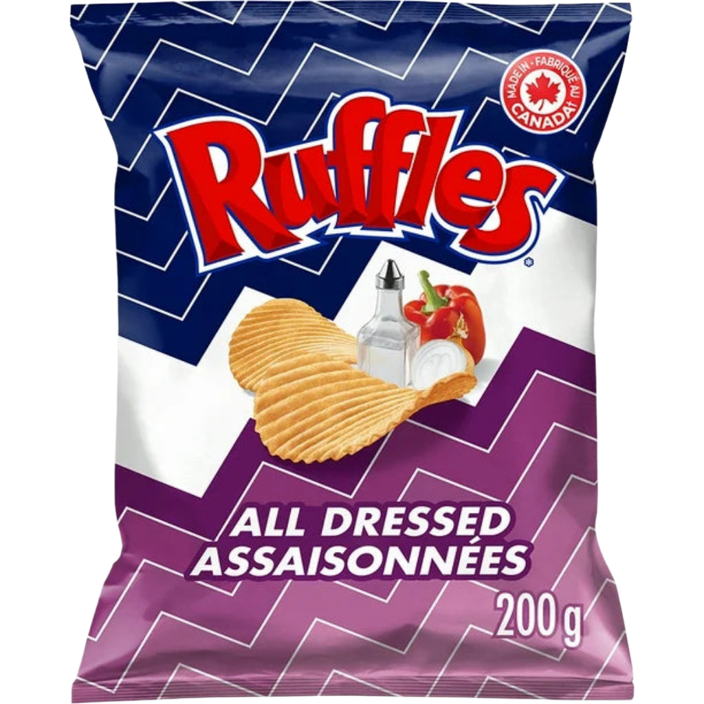 Ruffles Croustilles Saveur Assaisonnées 200G