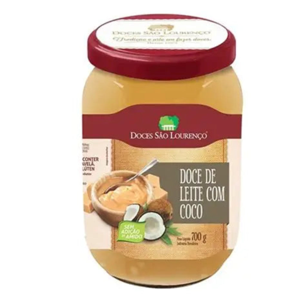 São lourenço doce de leite com coco 700g