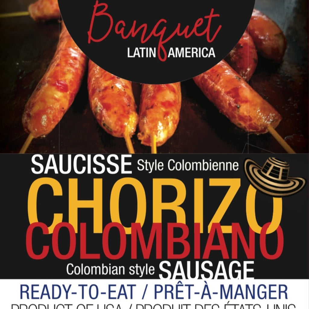 Saucisse colombienne Chorizo Banquet Amérique latine - 375 g