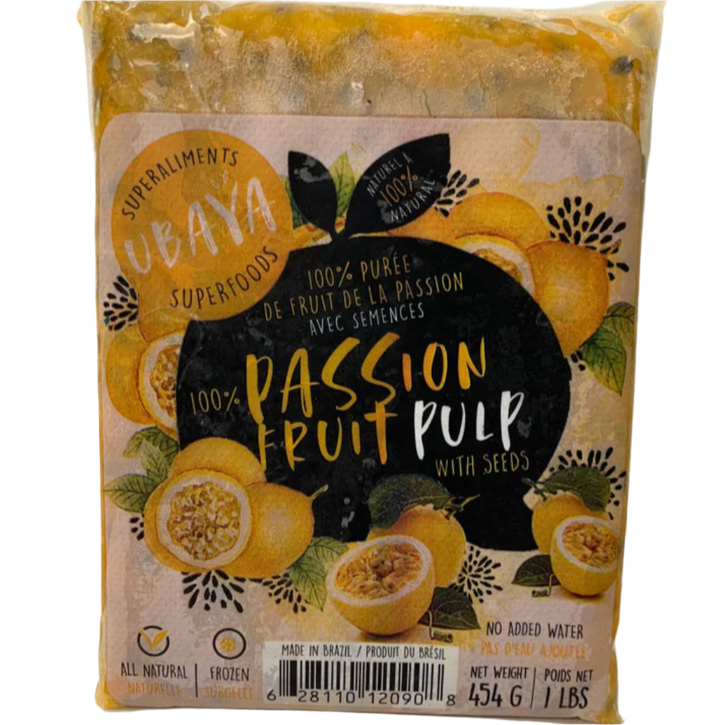 Ubaya Pulpe de Fruit de la Passion avec Graines 454g