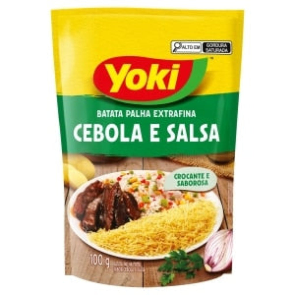 Yoki Batata palha cebola e Salsa 100g