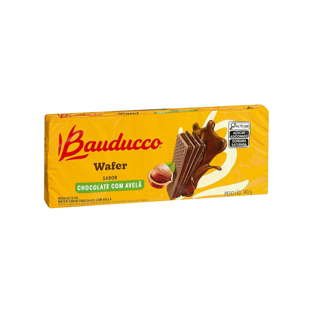 Bauducco wafer chocolate com avelã 140g