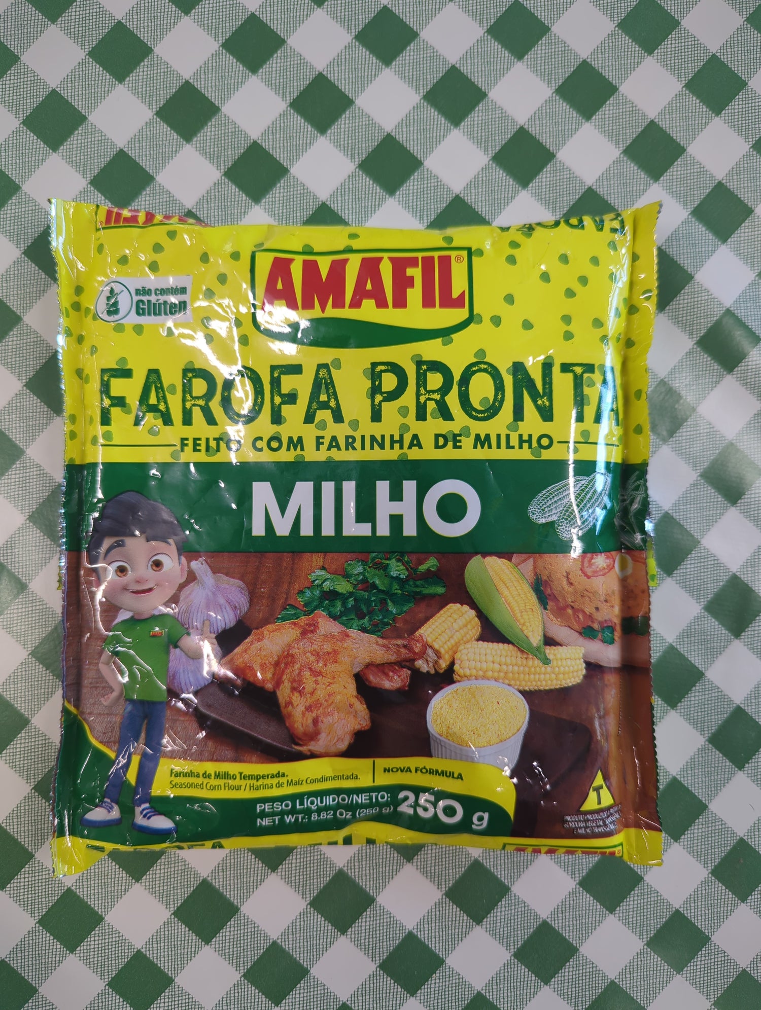 Amafil Farofa Pronta milho 250g