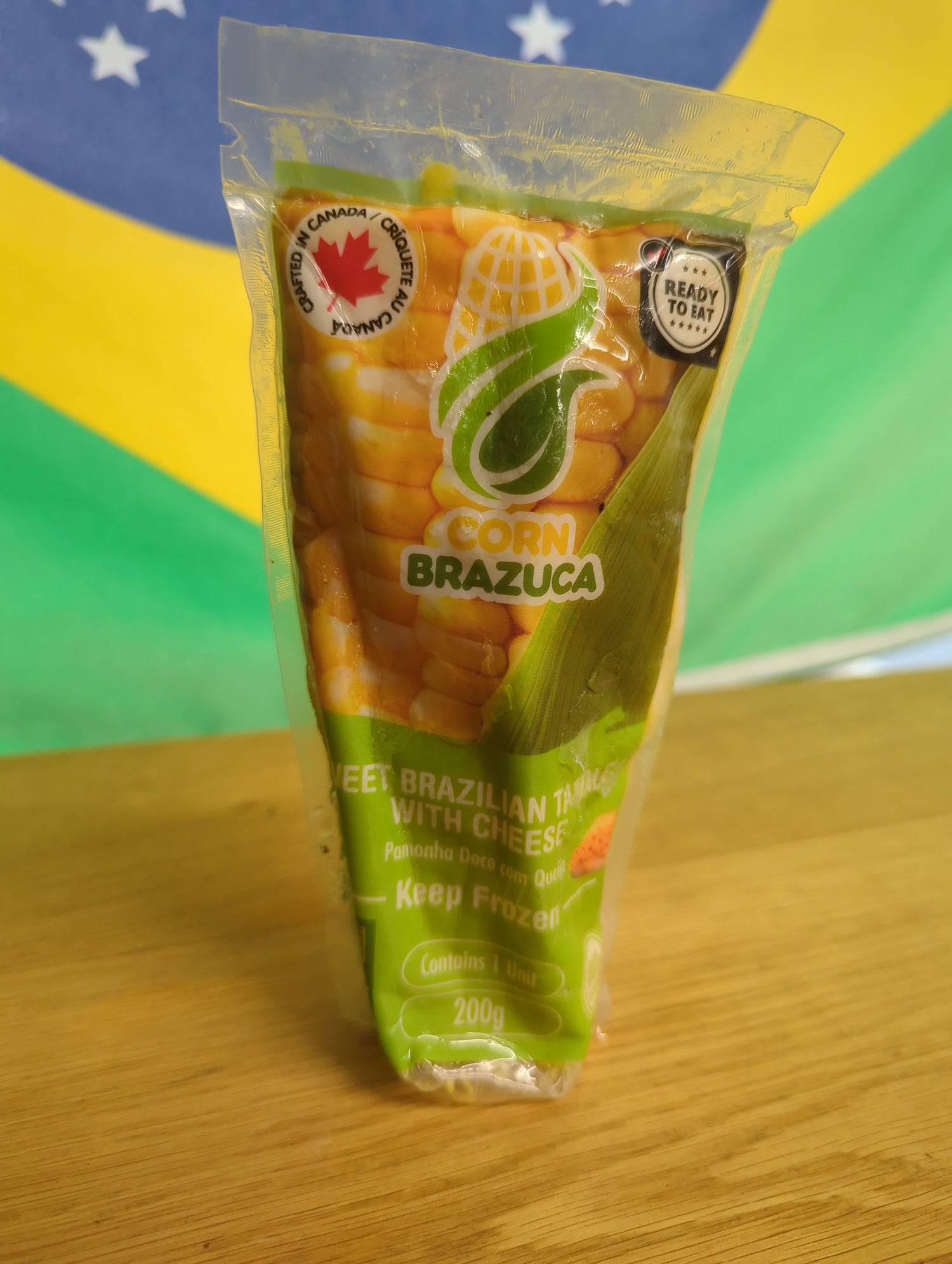 Pamonha Brazuca Brésilien Sucré avec fromage 200g