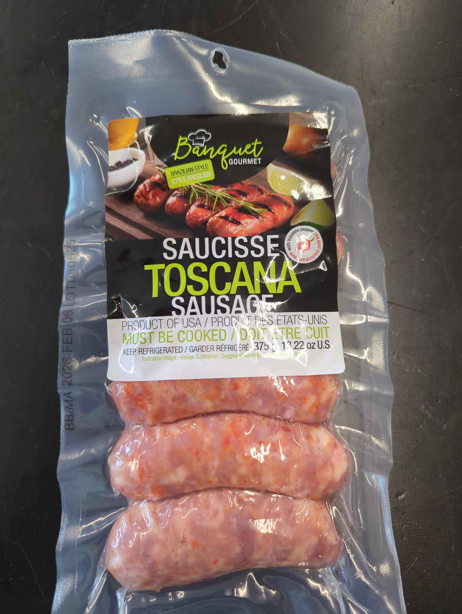 Banquet Saucisse Toscana sausage 375g