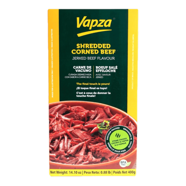 Vapza Bœuf Salé Effiloché 400g
