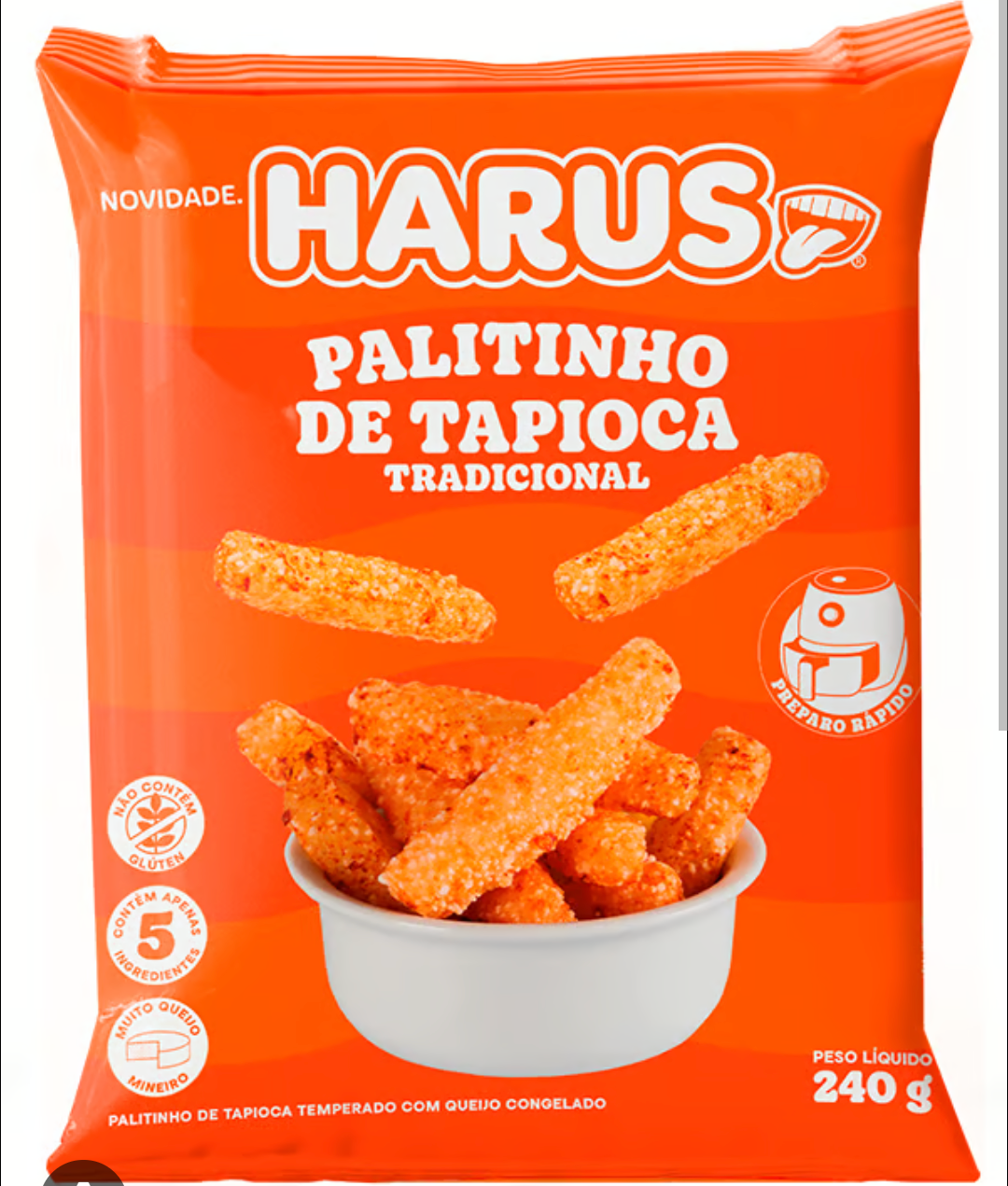 Harus Palitinhos de tapioca 240g