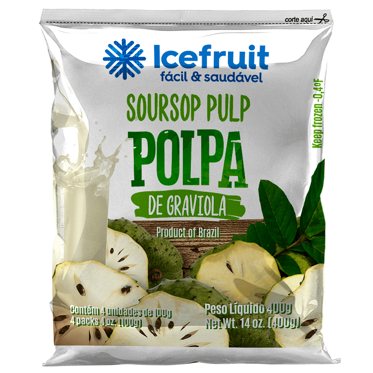 Ice Fruit polpa Graviola 400g