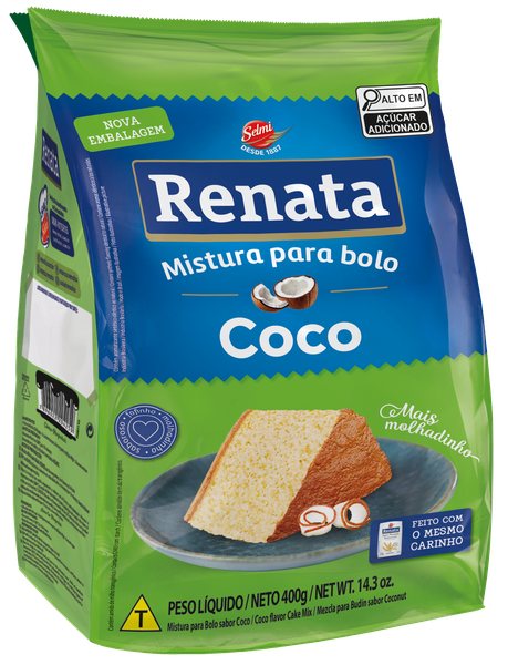 Renata mistura de Bolo Coco 400g