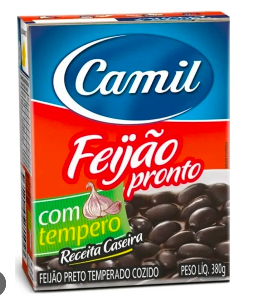 Camil feijão Pronto com tempero 380g