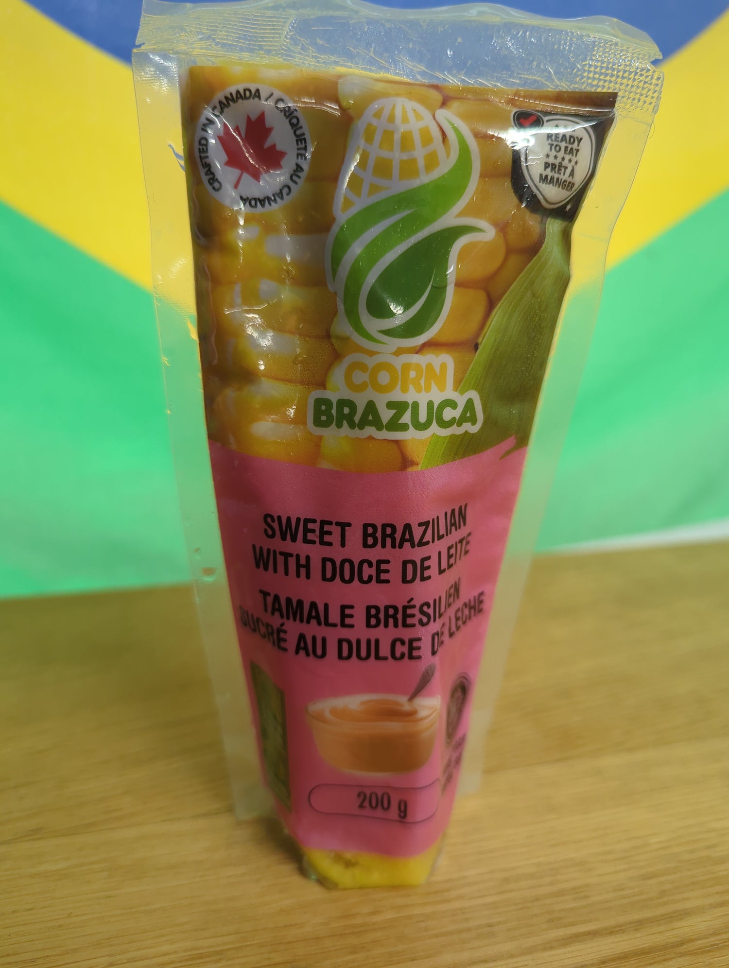 Pamonha Brazuca Brésilien Sucré au Dulce de Lèche 200g