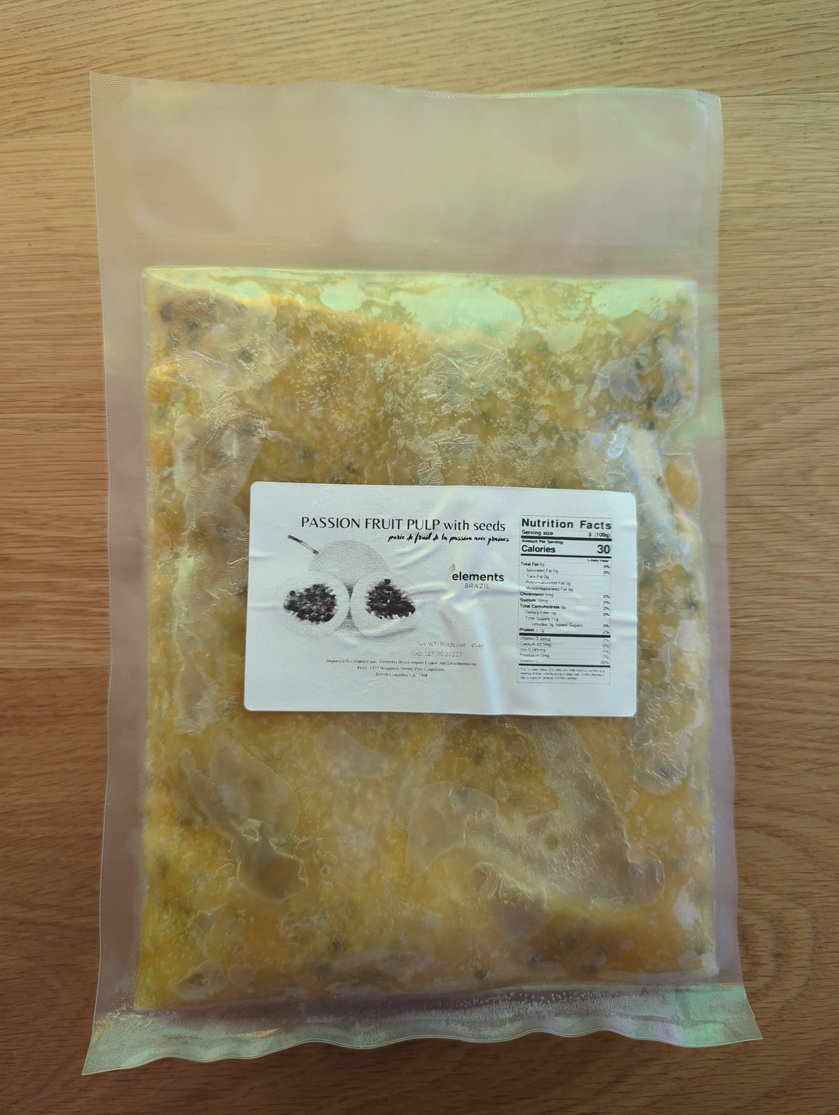 Pulpe de fruit de la passion 454g