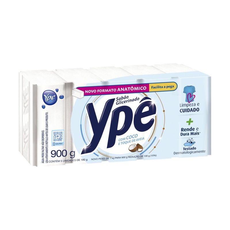 Ype sabão glicerinado com coco 900g