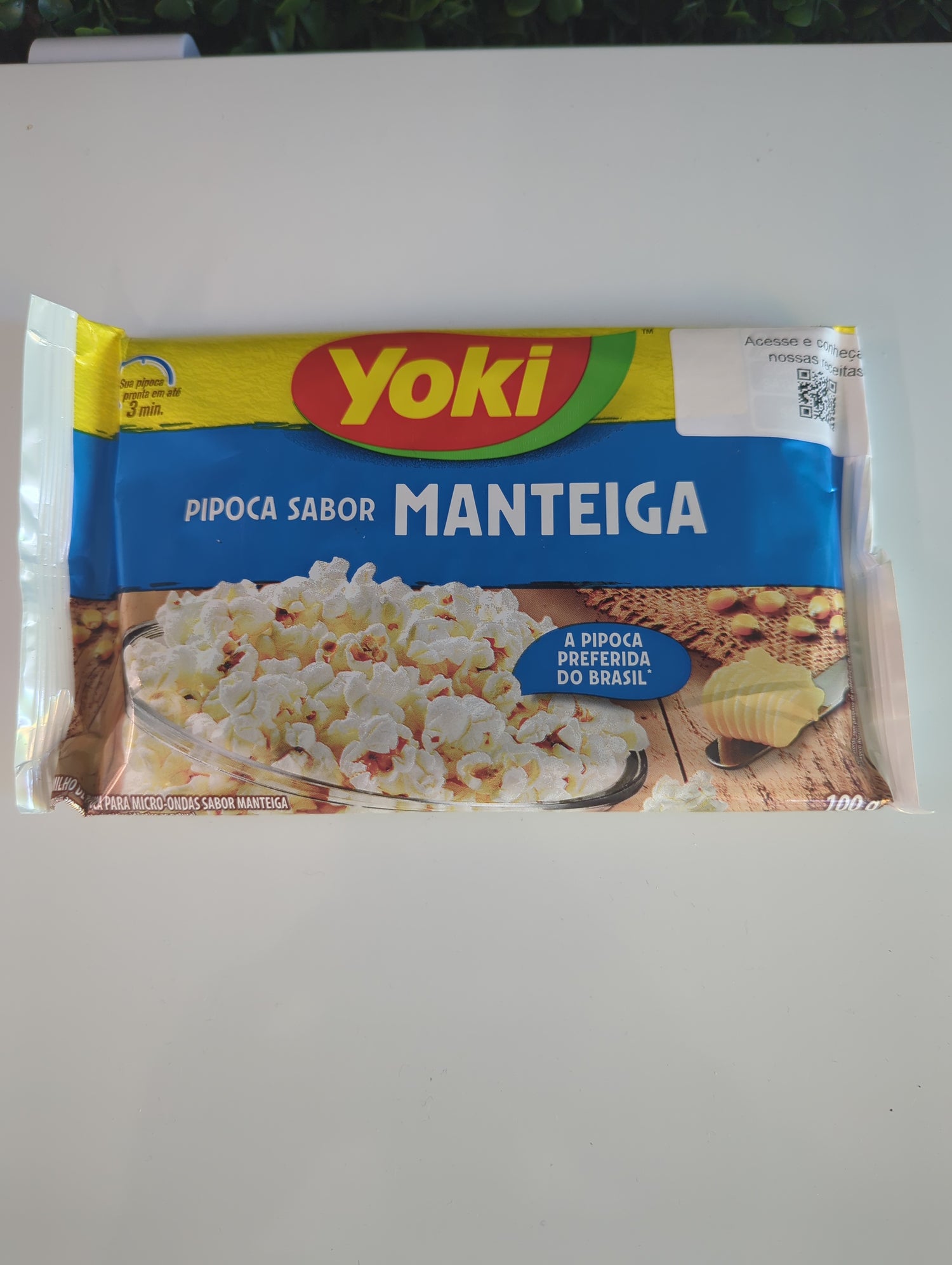 Yoki pipoca microondas manteiga 100g