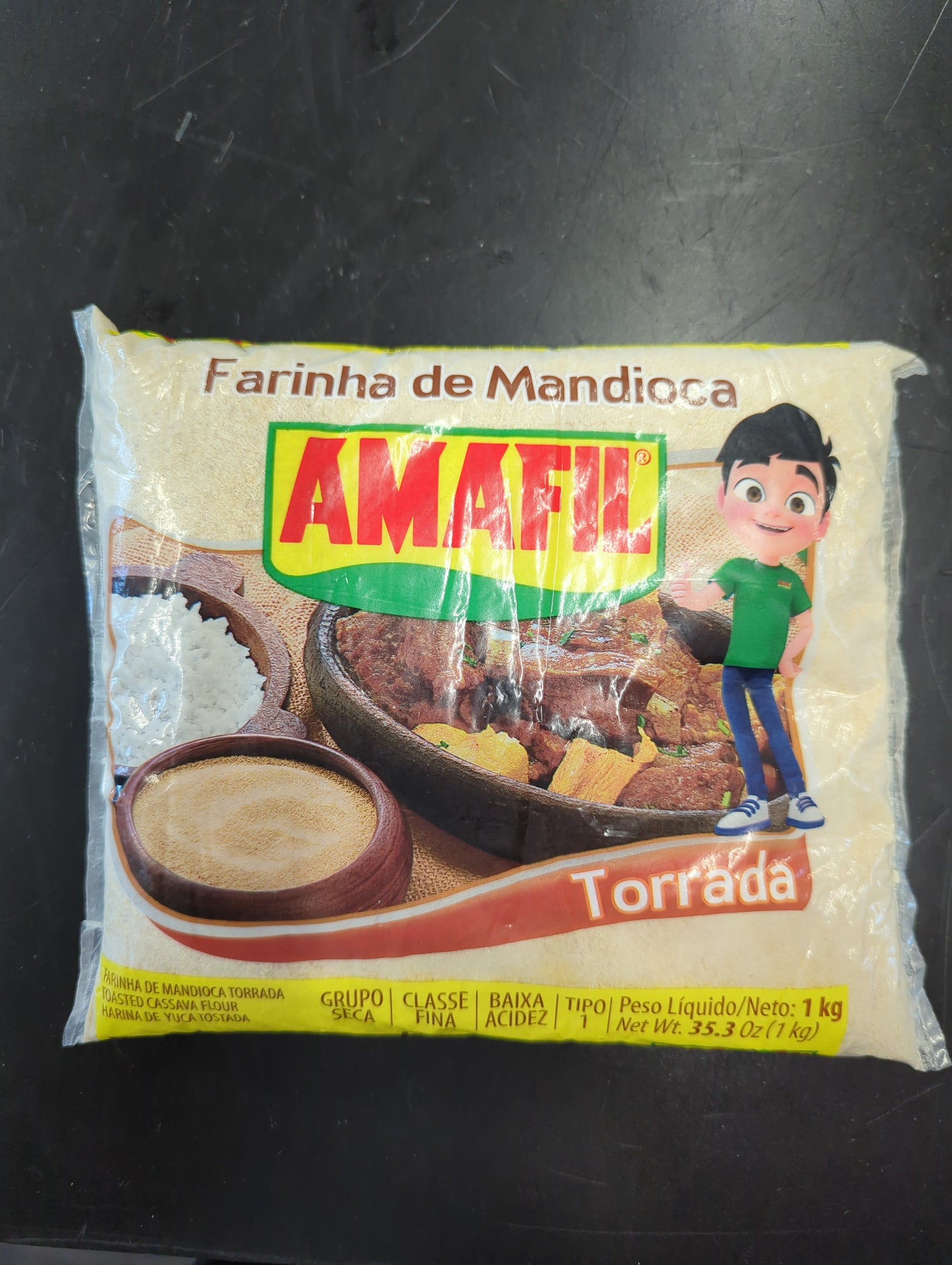 Amafil mandioca torrada 1kg