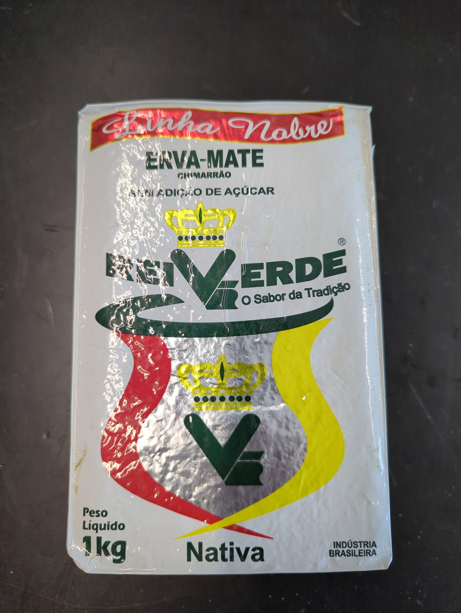 Erva mate Rei verde (linha nobre)  zero adição de açúcar 1kg