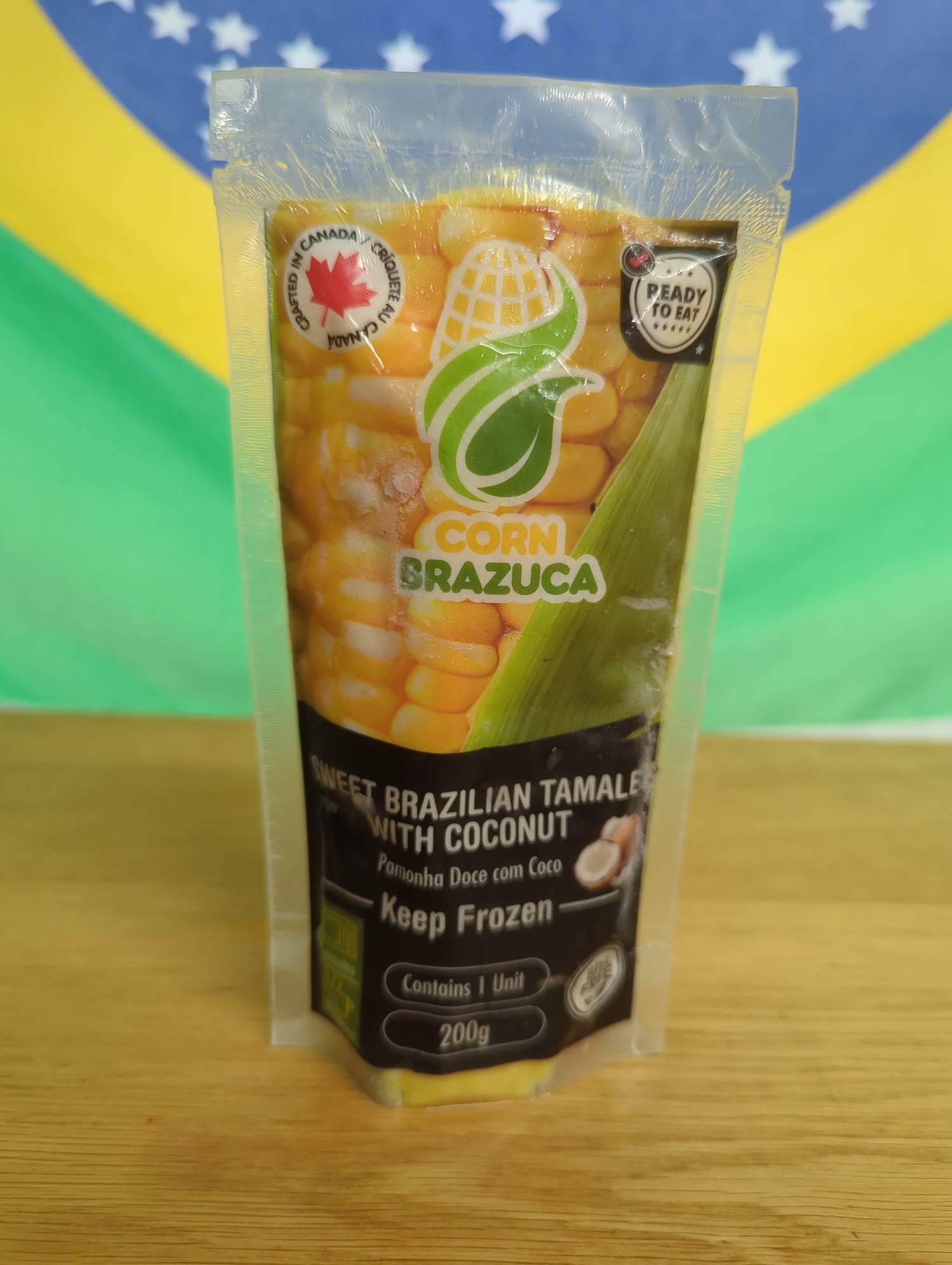 Pamonha Brazuca Brésilien Sucré avec coconut 200g