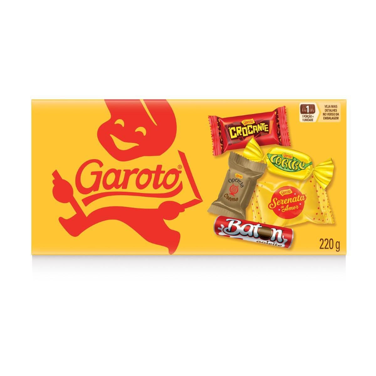 Garoto Chocolat sortido box 220g