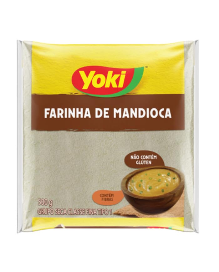 Yoki Farinha de mandioca branca 500g