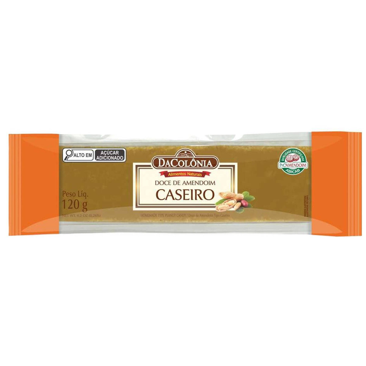 DaColônia Doce de amendoim caseiro 120g