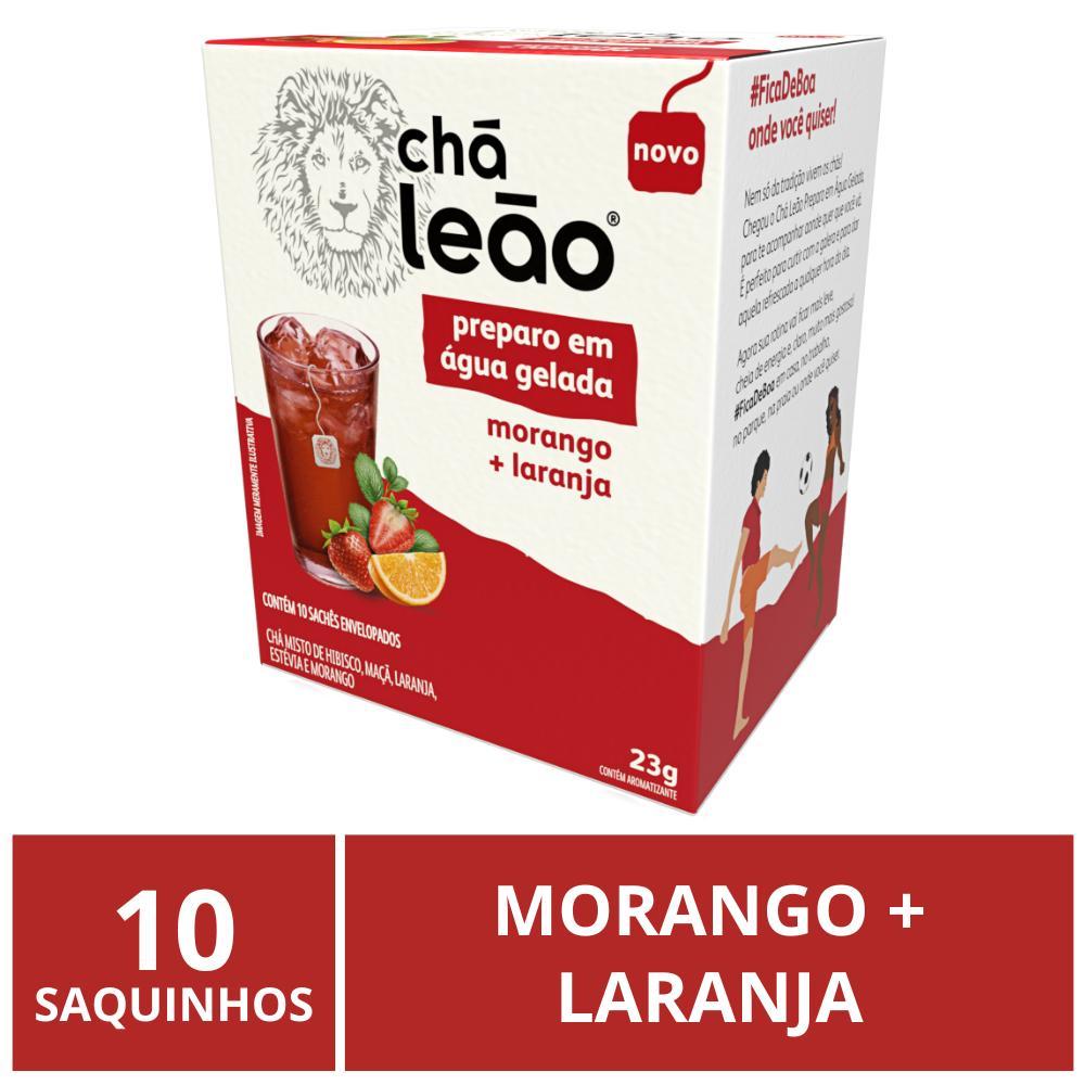 Chá Leão Strawberry Orange 23g