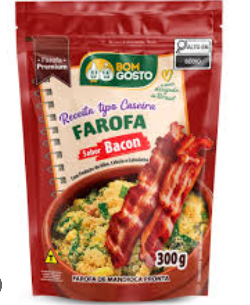 Bom Gosto Farofa bacon 300g